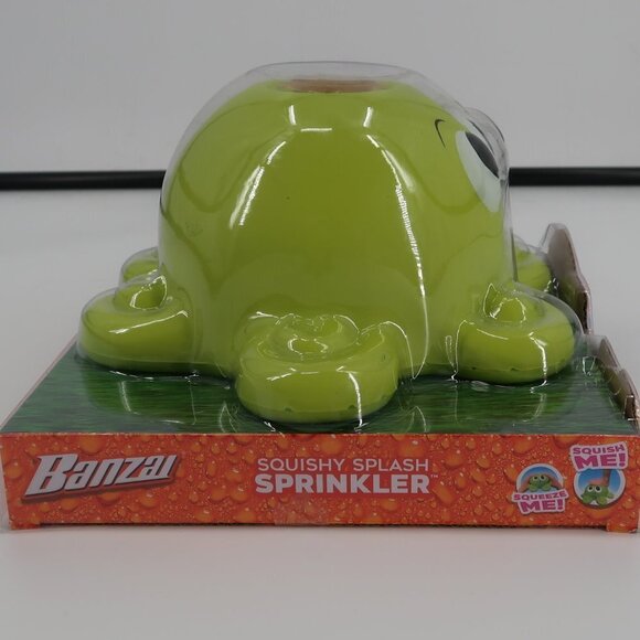 Banzai Squish Splash Octopus Sprinkler - Yellow/Green - Picture 4 of 5